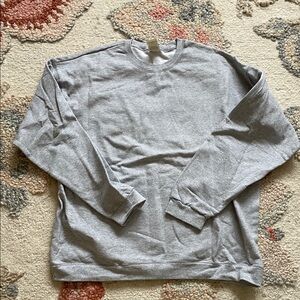 Hanes Premium Heather Gray Sweatshirt
